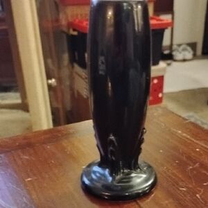 Fiestaware Vintage Black Bud  Vase Art Deco Style